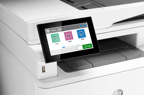 HP LaserJet Enterprise MFP M430f, Black and white, Printer for Business, Print, copy, scan, fax, 50-sheet ADF; Two-sided printing; Two-sided scanning; Front-facing USB printing; Compact Size; Energy Efficient; Strong Security HP LaserJet Enterprise MFP M430f, Black and white, Printer for Business, Print, copy, scan, fax, 50-sheet ADF; Two-sided printing; Two-sided scanning; Front-facing USB printing; Compact Size; Energy Efficient; Strong Security
